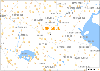 map of Tempisque