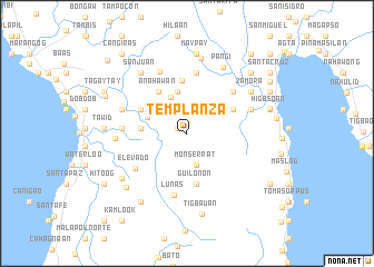 map of Templanza