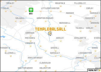 map of Temple Balsall