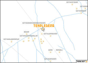 map of Temple Dera