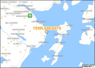 map of Temple Heights