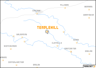 map of Temple Hill