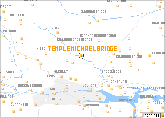 map of Templemichael Bridge