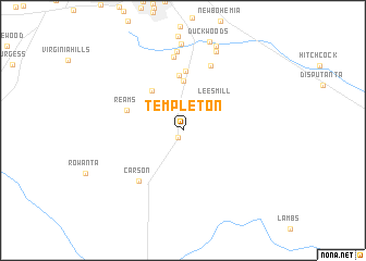 map of Templeton