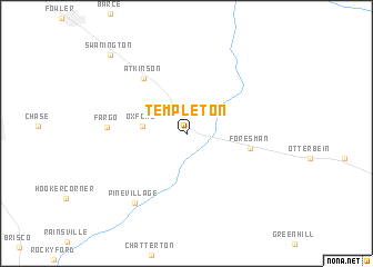 map of Templeton