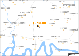 map of Templow