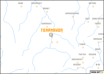 map of Tempmawon