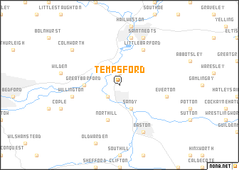 map of Tempsford