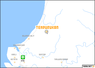 map of Tempurukan