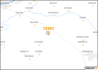 map of Tempy