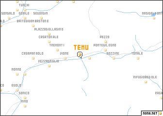 map of Temù