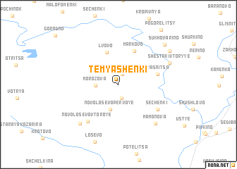 map of Temyashënki