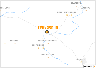 map of Temyasovo