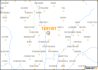 map of Temyint