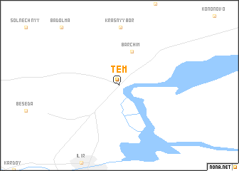 map of Tem\