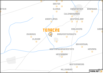map of Ten Acre