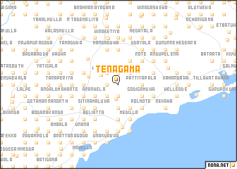 map of Tenagama