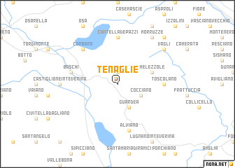 map of Tenaglie