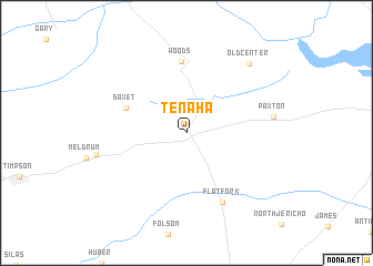 map of Tenaha