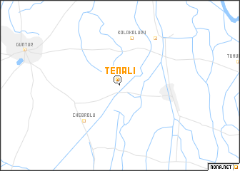 map of Tenāli