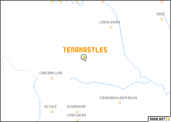 map of Tenamastles