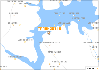 map of Tenamaxtla