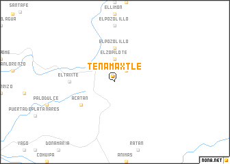 map of Tenamaxtle