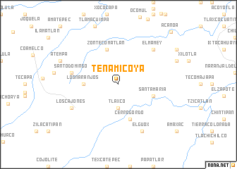 map of Tenamicoya