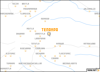 map of Tenampa