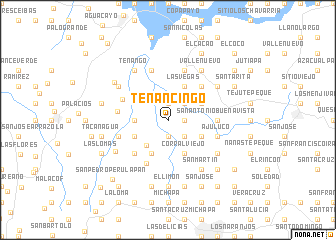 map of Tenancingo