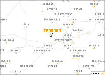 map of Tenango