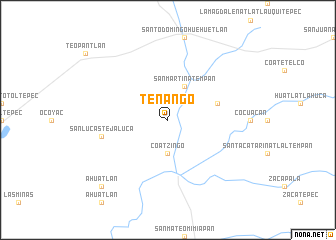 map of Tenango