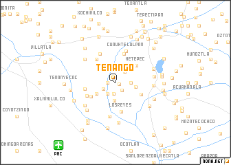 map of Tenango