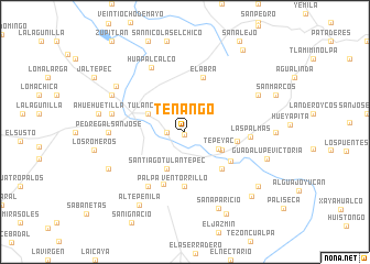 map of Tenango