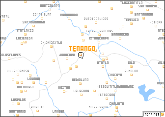 map of Tenango