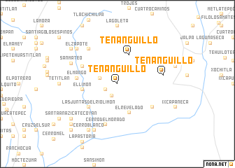 map of Tenanguillo