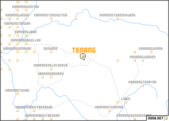 map of Tenang