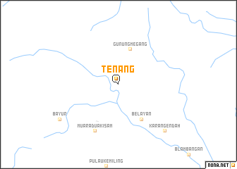 map of Tenang
