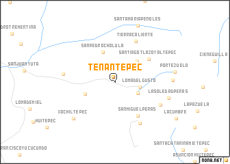 map of Tenantepec