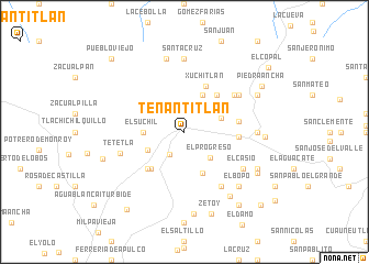 map of Tenantitlán