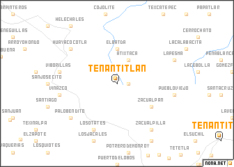 map of Tenantitlán