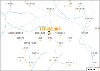 map of Ténasouka