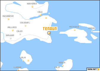 map of Tenaún