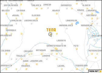 map of Tena