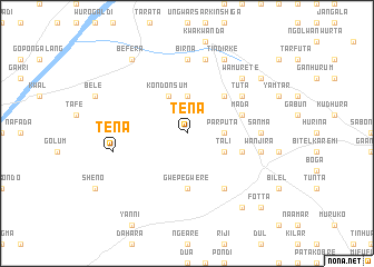 map of Tena