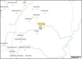 map of Téna