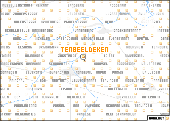 map of Tenbeeldeken