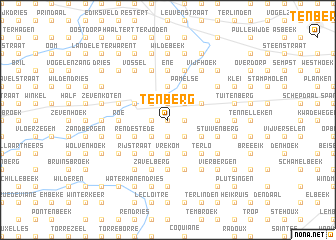 map of Tenberg