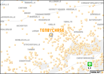 map of Tenby Chase