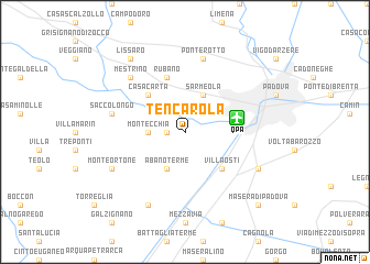 map of Tencarola